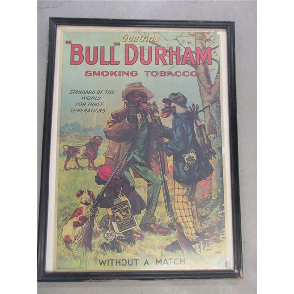 Original Bull Durham Poster- 27" X 20"