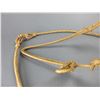 Image 3 : Rawhide 1 Ear Headstall With Romal Reins- Unmarked Silver Overlaid Bit- Arizona Style Cheek- High Po