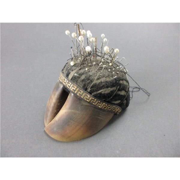 Cow Foot Pin Cushion- 2.5"H X 3.75"W