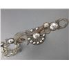Image 2 : Unmarked Silver Inlaid Bit- Carmel Style Cheek- Covered Halfbreed Mouth- Double Slobber Chains- Rein