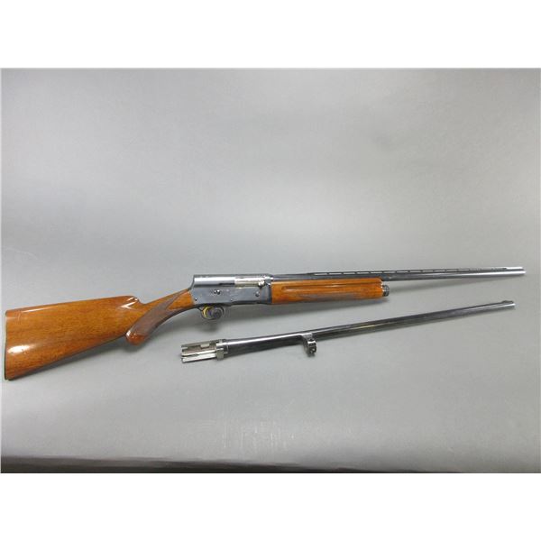 Belgium Made Browning A5 Semi-Automatic Shotgun- 20ga- 27" Ventilated Ribbed Barrel- Checkered- Engr