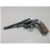 Image 1 : Smith And Wesson Model 22/32 Bekhart Revolver- .22 S-L-LR- 6" Barrel- Hand Ejector- Checkered- DOM 1