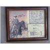 Image 1 : Copy Of John Wayne Death Certificate And Funeral Arrangements- 16" X 13"