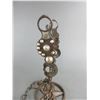 Image 2 : Unmarked Buermann Silver Inlaid Bird Bit- Carmel Cheek- Halfbreed Mouth- Double Slobber Chains- Rein