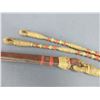 Image 3 : Braided Rawhide Romal Reins Attributed To Luis Ortega- 93" With Popper- Excellent Work