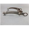 Image 1 : Marked Double Squashed M's (Mike Morales) Silver Inlaid Bit- California Cheek- Halfbreed Mouth- Doub