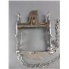 Image 4 : Marked B-C 1/4 Silver Overlaid Stainless Bit- Eagle Cheek- Spade Mouth- Slobber Bar- Rein Chains- Gr