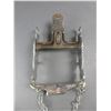 Image 5 : Marked B-C 1/4 Silver Overlaid Stainless Bit- Eagle Cheek- Spade Mouth- Slobber Bar- Rein Chains- Gr