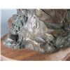 Image 3 : Marked F Boyer Bronze- "Three Bucks"- 19"H- Base 9" X 10"- Great Piece