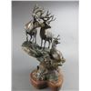 Image 4 : Marked F Boyer Bronze- "Three Bucks"- 19"H- Base 9" X 10"- Great Piece