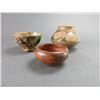Image 3 : 3 Indian Pots- Smaller 2 Have Hairline Cracks