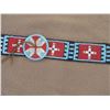 Image 3 : Mohawk Wool Trade Blanket With 80" X 3" Beaded Blanket Strip- 80" X 65"- Great Condition