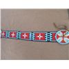 Image 4 : Mohawk Wool Trade Blanket With 80" X 3" Beaded Blanket Strip- 80" X 65"- Great Condition
