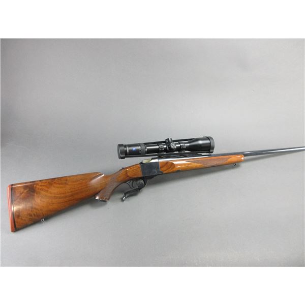 Ruger No. 1 Lever Action Rifle- .222- 26" Barrel Checkered- Zeiss 2.5 X 10 Scope- Very Good Conditio