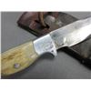 Image 2 : Marked RH Ruana Bonner Montana Knife- M Stamp- Original Sheath- 3" Blade- 2.5" Handle- Decent Condit
