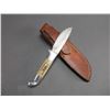 Image 3 : Marked Ruana Bonner Montana Knife- Original Sheath- 4" Blade- 4.25" Handle- Good Condition
