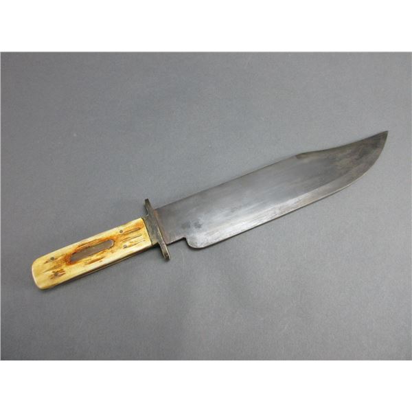 Clip Point Bowie Knife- Unsharpened- 10.5" Blade- 4.75" Handle