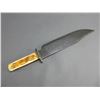 Image 2 : Clip Point Bowie Knife- Unsharpened- 10.5" Blade- 4.75" Handle