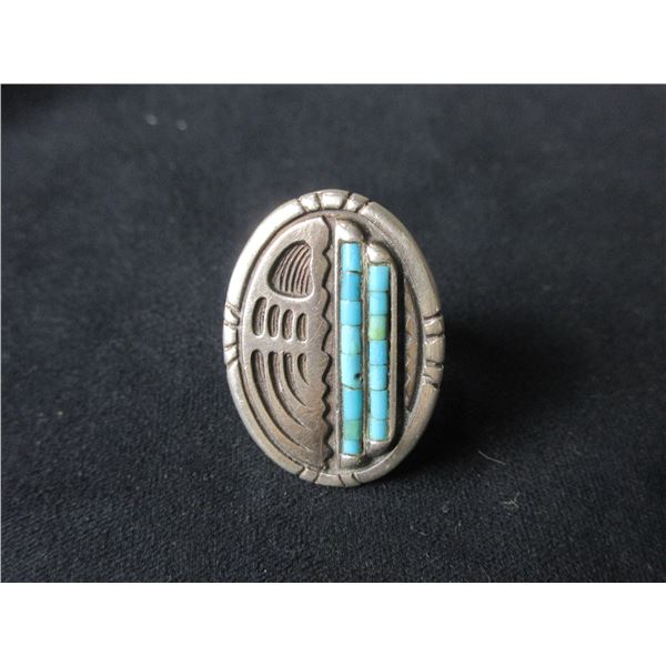 Unmarked Turquoise Ring- Size 6