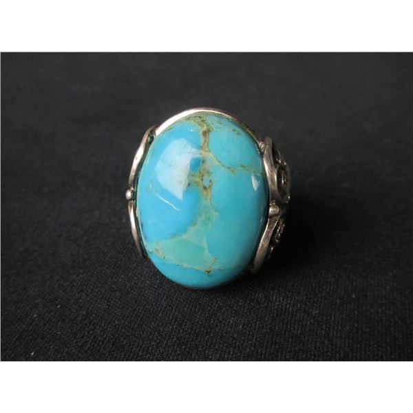 Unmarked Turquoise Ring- Size 7