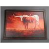 Image 1 : Unmarked Longhorn Print- 33" X 23"