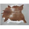 Image 1 : Tanned Brazilian Cowhide With Brand- 74" X 74"