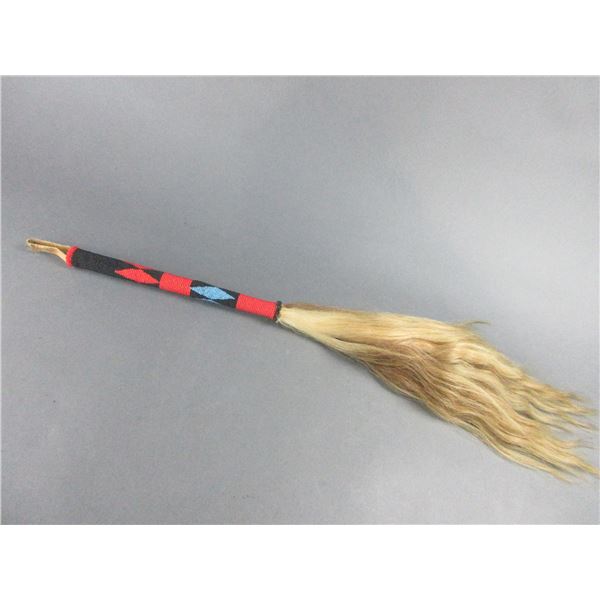 Beaded Horsehair Shu Fly- 30"