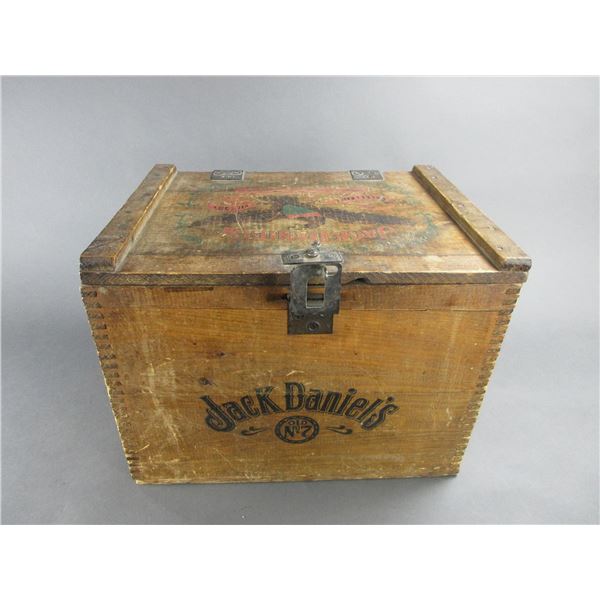 Dove Tailed Jack Daniels Box- 13"H X 17"W X 13"D