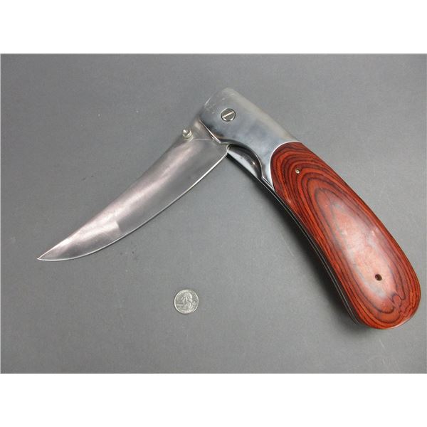 Stainless Texas Pocket Knife- 9" Blade- 11.5" Handle