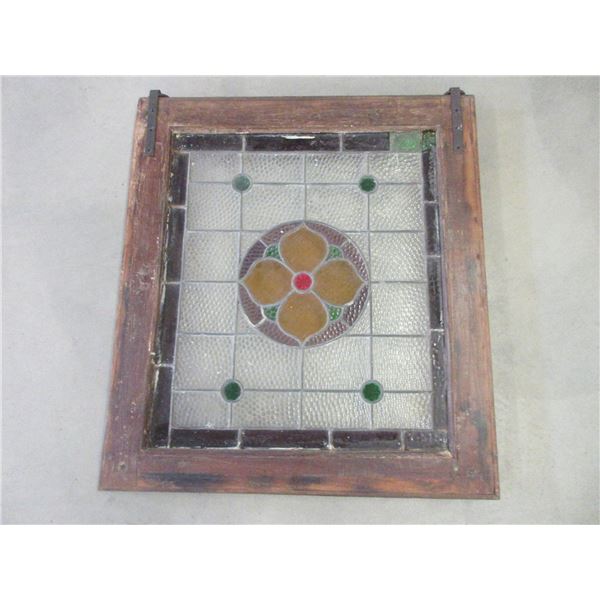 Hanging Stained Glass Window- 32" X 29"