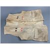 Image 1 : Beaded Leather Vest- Front Pockets- Bone Buttons- 26"L- Fair Condition