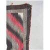 Image 3 : Navajo Wool Rug- 72" X 46"- Frayed On Edges