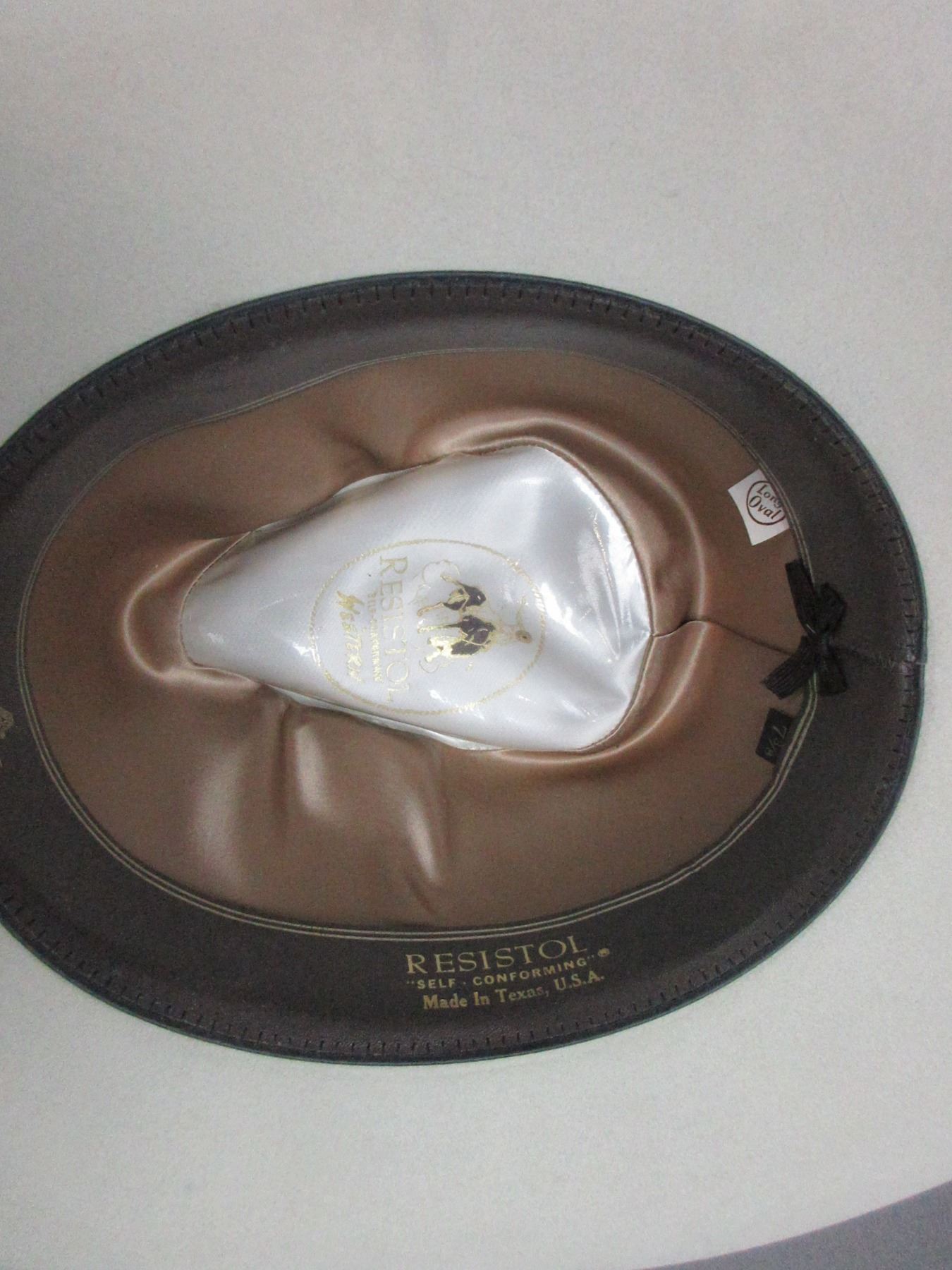 Silver Belly Resistol 4X Hat With Box 7 3/8