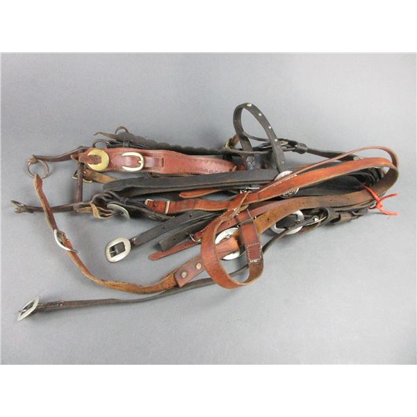 4 Heavy Duty Headstalls- Old Military Style Bar Bit