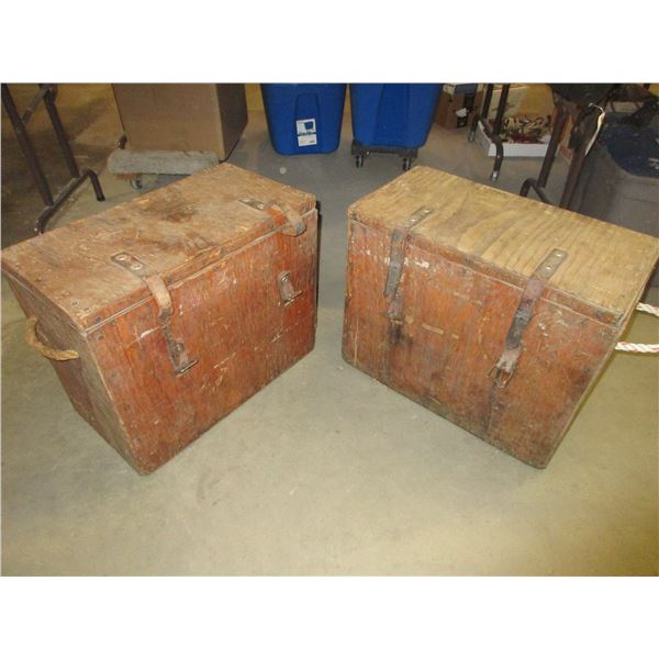 Set Of Pack Boxes- 13 Halters- 2 Hobbles- Bosal- 18.5"H X 22.5"W X 12"D