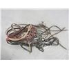 Image 1 : 4 Headstalls With Bits And Reins- Rawhide Roping Reins