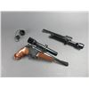 Image 2 : TCA Single Shot Pistol- .22 Mag- 10" Barrel- Bushnell Magnum Phantom 1.3X Scope- Extra TCA