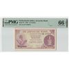 Image 1 : Netherlands Indies ½ Gulden 1948 Pick 97 PMG Gem Uncirculated 66 EPQ