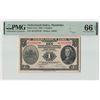 Image 1 : Netherlands Indies 1 Gulden 1943 ABNC Pick 111a PMG Gem Uncirculated 66 EPQ
