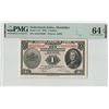 Image 1 : Netherlands Indies 1 Gulden 1943 ABNC Pick 111a PMG Choice Uncirculated 64 EPQ
