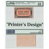 Image 1 : Netherlands Indies 10 Cent 1940 Printer's Design PMG About Uncirculated 55