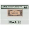 Image 1 : Netherlands Indies 10 Cent 1942 Block SI Pick 121b PMG Gem Uncirculated 66 EPQ