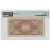 Image 2 : Netherlands New Guinea 10 Gulden 1950 Pick 7a PMG Very Fine 20
