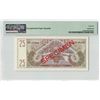 Image 2 : Netherlands New Guinea 25 Gulden 1954 Specimen Pick 15s PMG Gem UNC 66 EPQ