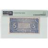 Image 2 : Indonesia 5 Rupiah 1948 Pick S213 PMG Choice Uncirculated 64 EPQ