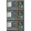 Image 1 : Netherlands 3x 10 Gulden 1940 Girl with Grapes Pick 56a
