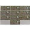 Image 2 : Netherlands 10x 10 Gulden 1943 Staalmeester Pick 59 (2)