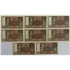 Image 1 : Netherlands 8x 100 Gulden 1939 - 1941 JEZ Pick 51