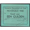 Image 1 : Netherlands 1 Gulden 1940 Nieuwerkerk aan den IJssel Zuid-Holland Noodgeld UNC/UNC- Emergency Money 