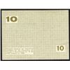 Image 2 : Netherlands 10 Gulden 1940 Westzaan Noord-Holland Noodgeld UNC- Emergency Money Serial number 2! PL1